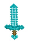 Minecraft - Épée en Diamant - Licence Officielle Mojang - Taille Unique - Accessoire Immersif Pour Fans - Costumez Et Accessoires - Idéal Pour Jeux de Rôle