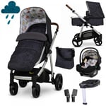 Cosatto Leap 2 in 1 i-Size Everything Travel System Bundle in Birdsong