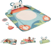 Fisher-Price Baby Activity Play Mat Planet Friends Roly Poly Panda with 2 Toys