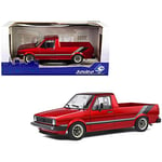 SOLIDO VW Caddy MK1 1:18 1982 Volkswagen Voiture Miniature de Collection, 1803508, Red Custom