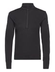 W Tundra175 Zip 1/4 Sport Sweat-shirts & Hoodies Fleeces & Midlayers Black Super.natural