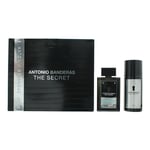 Antonio Banderas The Secret Eau de Toilette 100ml + Deodorant Spray Gift Set