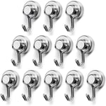 Mini Magnetiska Krokar, Stark Neodymmagnet med Krok, Liten Metallhängkrok