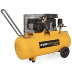 Vito Pro-power - Compresseur à courroie 100L 10 bar 1900W 230V ac 2.5 cv 233 L/min vito - yellow