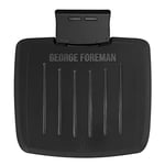 George Foreman 28310 Immersa Medium Electric Grill - Removable Control Panel To Allow Grill Machine To Be Fully Washable And Dishwasher Safe, Black