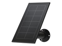 Arlo - Aurinkopaneeli (seinäasennettava) - musta - Arlo Pro 3, Pro 4, Ultra 4K -laitteisiin