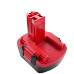 Bosch 144V 12V Skruvdragare Batteri, Uppladdningsbart, Kompatibelt med PSR 12 GSR 12 VE-2 och GSB 12 VE-2, Röd