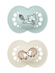 Mam Original 6-16M Latex Blue 2P Baby & Maternity Pacifiers & Accessories Pacifiers Multi/patterned MAM