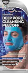 7th Heaven Dead Sea Salt Deep Pore Peel Off Face Mask for Men. With Refreshing Spearmint to Peel Away Impurities
