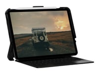 UAG Rugged Case iPad Pro 11-inch (3rd Gen, 2021) (Requires use of Smart Keyboard) - Scout Black - Baksidesskydd för surfplatta/tangentbord - robust -