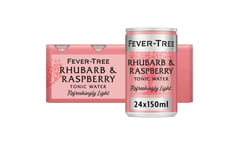 Fever-Tree Refreshingly Light Rhubarb & Raspberry Tonic Water 8 x 150ml Pack ...