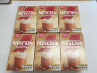 Nescafe CAPPUCCINO X 6 Boxes - Each box 8 Sachets - JUST £20.99 FREE POST