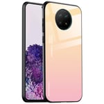 Alamo Gradient Glass Case for Xiaomi Redmi Note 9T 5G, Colorful Tempered Glass Phone Cover - Color 1