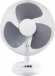 Thermex FT30 12″ Ø30 cm bordsfläkt, vit