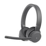 Lenovo Go Wireless ANC Headset Wired & Wireless Head-Band Office/Call Center USB Type-C Bluetooth Graphite