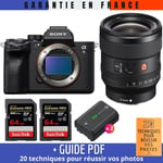 Sony A7S III + FE 24mm F1.4 GM + 2 SanDisk 64GB Extreme PRO UHS-II SDXC 300 MB/s + 2 Sony NP-FZ100 + Guide PDF ""20 TECHNIQUES POUR RÉUSSIR VOS PHOTOS