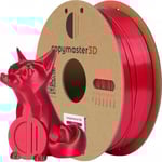 Copymaster3D PLA Silk -filament för 3D-skrivare, 1,75 mm, röd