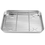 Toaster Oven Tray and Rack Set, with Cooling Rack,Dishwasher Safe Z9H38591