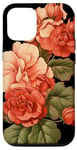 Coque pour iPhone 15 Fleur de bégonia florale vintage
