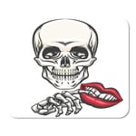 Mousepad Computer Notepad Office Human Skull Toy Lips Skeleton Hand Home School Game Player Computer Worker Inch