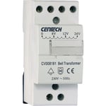 Cenica ringtransformator primär-230V AC/sekundär-8/12/24VAC, 8VA