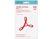 Adobe Acrobat Pro 2020 - Mac PDF Editor English Language Activation Card