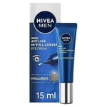 NIVEA MEN Anti-Age Hyaluron Eye Cream 15ml Men's Eye Cream with Hyaluronic Ac...