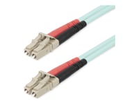 Startech.Com 20M (65Ft) Lc/Upc To Lc/Upc Om4 Multimode Fiber Optic Cable, 50/125Μm Lommf/Vcsel Zipcord Fiber, 100G Networks, Low Insertion Loss, Lszh Fiber Patch Cord - Patch-Kabel - Lc/Upc-Multiläge (Hane) Till Lc/Upc-Multiläge (Hane) - 20 M - Fibe