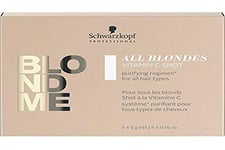 Schwarzkopf Blondme Keratin Restore All Blondes Shot Detox 5X5G, Unique, Standard