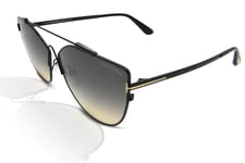 Tom Ford Sunglasses Women's FT0563 Jacquelyn 01B Black/Grey