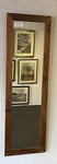 New LONG Medium Oak stained 17" x 53" Flat Solid Pine Full length Dressing Mirror
