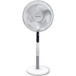 Honeywell Stand Fan QuietSet 16" Pedestal Fan With Noise Reduction 5 Speed Timer