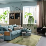 IKEA IKEA MOSKITGRÄS matta, kort lugg, grön/handgjord, 200x300 cm, cm 200x300 cm