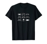 Retro Gaming Consoles Vintage Video Game Controllers | Gamer T-Shirt
