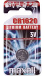 1 x Maxell CR1620 3V Lithium Coin Cell Battery  | Long Expiry