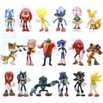 Sonic spel handgjorda prydnader modell docka 18 Sonic modeller
