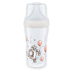 NUK Perfect Match Disney Winnie the Pooh nappflaska, med temperatur Control 260 ml från 3 månader i beige