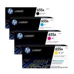 Original Multipack HP Colour LaserJet Enterprise Flow MFP M682z Printer Toner Cartridges (4 Pack) -CF450A