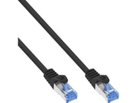Inline Patchkabel Cat.6A S/Ftp Tpe Lszh Cca Svart 2M - Kablar - Nätverk (72602S)