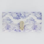 TED BAKER Ayalami New Romantic Landscape Large Purse Wallet White