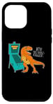 Coque pour iPhone 13 Pro Max Dinosaure Pinball Wizard Arcade Machine Player Picture Graphi