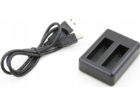 Camera Charger Xrec Usb Charger For Two Batteries For Ahdbt-401/Gopro Hero 4 Black Silver