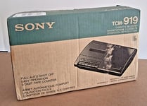 Sony TCM-919 Standard Compact Cassette Player Voice Recorder Desktop BRAND NEW!