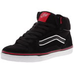 Vans Owens Hi Vulc Mu, Chaussures de Skate Homme - Noir/Rouge/Blanc, 42 EU