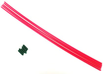 27mhz RC R/C Receiver Wire Aerial Tube Plastic Antenna Pipe Green Cap Pink x 5