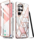 Supcase Cosmo Mag Magsafe Galaxy S25 Ultra Marmor