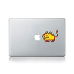 Hungry Flaming Creature Vinyl Sticker by Matthew Britton for Macbook (13/15), Laptop, Guitar, Car or Window