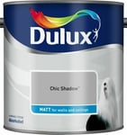 Dulux Smooth Creamy Matt Emulsion Paint - Chic Shadow  2.5 L -Walls and Ceiling