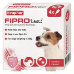 Beaphar Fiprotec Spot-on For Small Dogs - Flea And Tick Treatment 4 Pack
