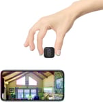 Mini Caméra Espion 4K Wifi Sans Fil Pour Bébé Cachée Maison Animal Caméras De Surveillance De Sécurité D'Intérieur Avec App Alarme 100 Jours Veille Pir Détection Humaine Vision De Nuit Autom[Q722]